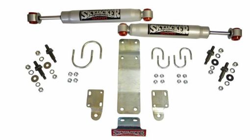 Picture of Skyjacker 2007 - 2017 Jeep Wrangler (JK) (Use w OEM Tie Rods) Dual Steering Damper Kit w 9000 Series