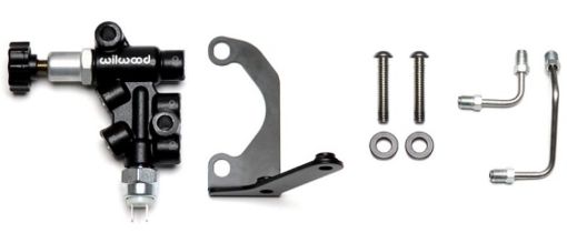 Picture of Wilwood Tandem Master Cylinder Mounting Bracket RH Kit w Prop Valve
