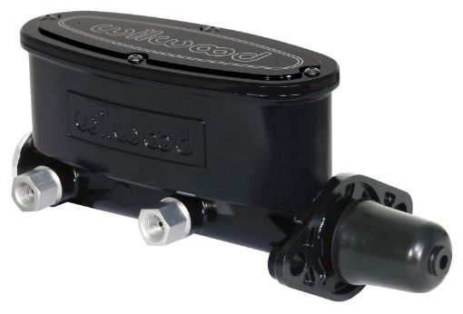 Picture of Wilwood High Volume Tandem Master Cylinder - 1in Bore Black