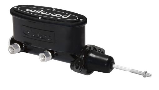 Picture of Wilwood High Volume Tandem Master Cylinder - 78in Bore Black - WPushrod