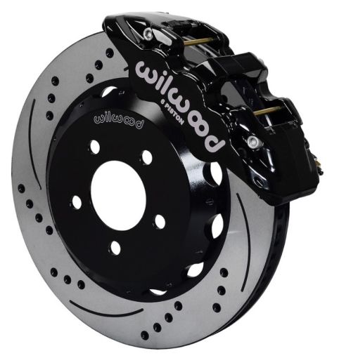 Picture of Wilwood AERO6 Front Hat Kit 15.00 Drilled 2016 - Up Camaro wLines