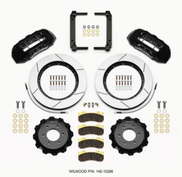 Picture of Wilwood TX6R Front Kit 15.50in Black 2004 - 08 Ford F150 - 4WD