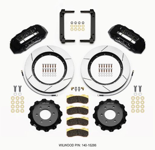 Picture of Wilwood TX6R Front Kit 15.50in Black 2004 - 08 Ford F150 - 4WD