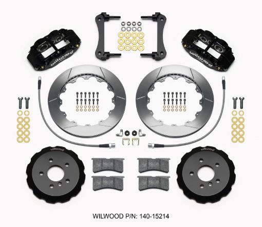 Picture of Wilwood Narrow Superlite 6R Front Hat Kit 12.88in 2014 - 2015 Mini Cooper wLines