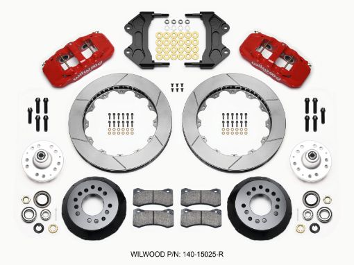 Picture of Wilwood AERO6 Front Hub Kit 15.00 - Red WWE ProSpindle