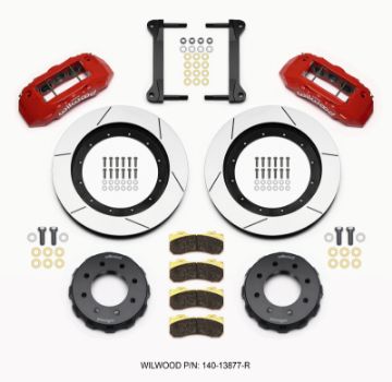 Picture of Wilwood TX6R Front Kit 16.00in Red 1999 - 2010 GM H2 TruckSUV 2500
