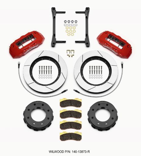 Picture of Wilwood TX6R Front Kit 15.00in Red 2011 - 2015 GM TruckSUV 2500