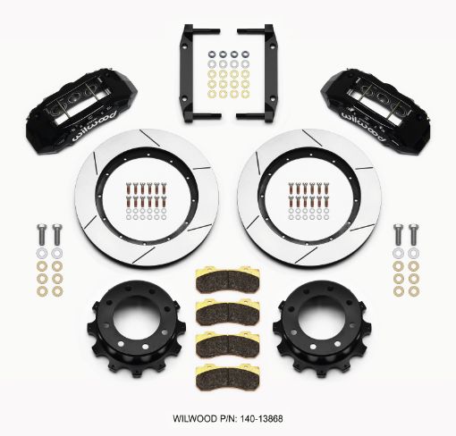 Picture of Wilwood TX6R Rear Kit 15.50in Black 2005 - 2012 Ford F250F350 4WD