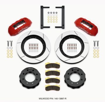 Picture of Wilwood TX6R Front Kit 16.00in Red 2005 - 2012 Ford F250F350 4WD