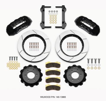 Picture of Wilwood TX6R Front Kit 15.50in Black 2010 - Up Ford F150 (6 lug)
