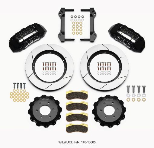Picture of Wilwood TX6R Front Kit 15.50in Black 2010 - Up Ford F150 (6 lug)
