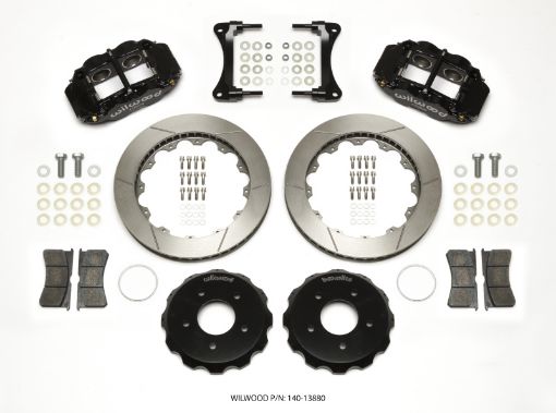Picture of Wilwood Narrow Superlite 4R Front Hat Kit 12.88in 2007 - Up Jeep Wrangler