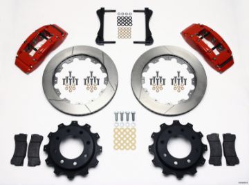 Picture of Wilwood TC6R Rear Kit 16.00in Red 1999 - 2010 GM Trk 2500 HD 4.84 Cntr
