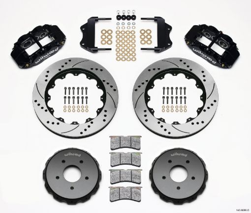 Picture of Wilwood Narrow Superlite 6R Front Hat Kit 14.00in Drilled 2004 - 2006 Pontiac GTO