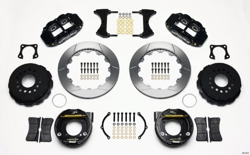 Picture of Wilwood Narrow Superlite 4R Rear P - Brk Kit 12.88in 58 - 64 OldsPontiac Ends 2.81in Offset