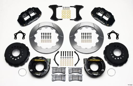 Picture of Wilwood Narrow Superlite 4R Rear P - Brk Kit 12.88in MoparDana 2.36in Off wSnap Ring Brng