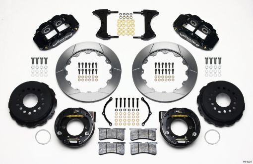 Picture of Wilwood Narrow Superlite 4R Rear P - Brk Kit 12.88in 2005 - 2014 Mustang