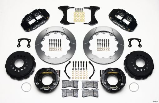 Picture of Wilwood Narrow Superlite 4R Rear P - Brk Kit 12.88in Small Ford 2.50in Offset