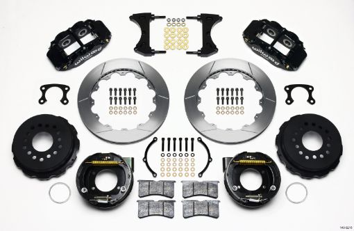 Picture of Wilwood Narrow Superlite 4R Rear P - Brk Kit 12.88in Small Ford 2.66in Offset