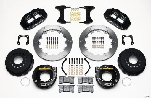 Picture of Wilwood Narrow Superlite 4R Rear P - Brk Kit 12.88in Chevy 12 Bolt - Spec 3.15in Brng