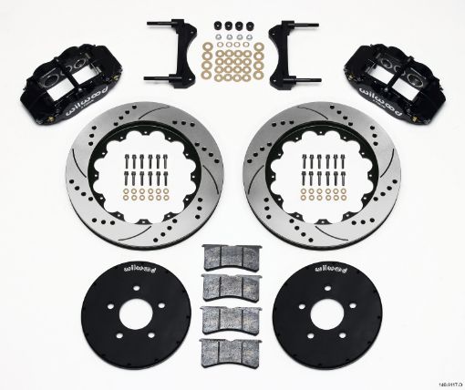 Picture of Wilwood Narrow Superlite 6R Front Hat Kit 14.00in Drilled 1994 - 2004 Mustang