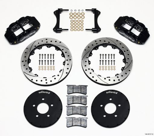 Picture of Wilwood Narrow Superlite 6R Front Hat Kit 12.88in Drilled 1994 - 2004 Mustang