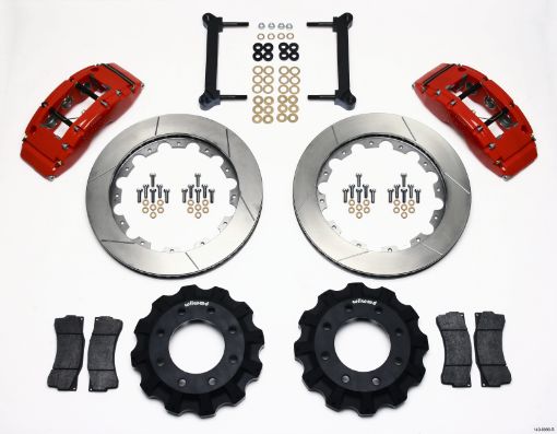 Picture of Wilwood TC6R Front Kit 16.00in Red 1999 - 2010 GM H2 TruckSUV 2500