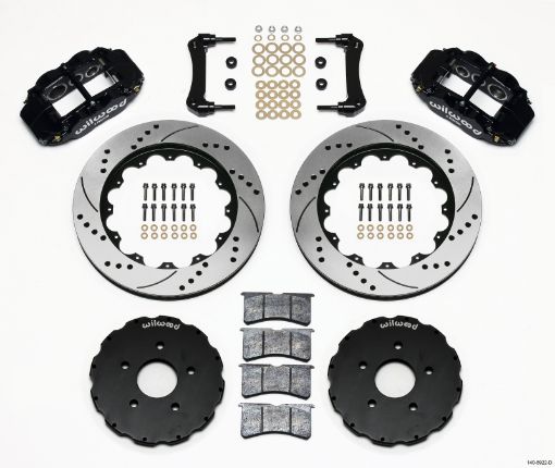 Picture of Wilwood Narrow Superlite 6R Front Hat Kit 14.00in Drilled 2005 - up Corvette C6