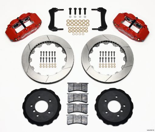 Picture of Wilwood Narrow Superlite 6R Front Hat Kit 13.06in Red E36 BMW M3