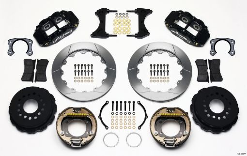 Picture of Wilwood Narrow Superlite 4R Rear P - Brk Kit 12.88in Big Ford New Style 2.50in Off Stag Mount