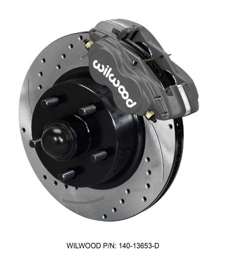 Picture of Wilwood Forged Dynalite - M Front Kit 11.30in 1 PC RotorHub - Drill 60 - 68 Ford Mercury Full Size