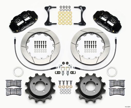 Picture of Wilwood Narrow Superlite 4R Rear Kit 12.88in 99 - 05 WRX 99 - 07 Impreza