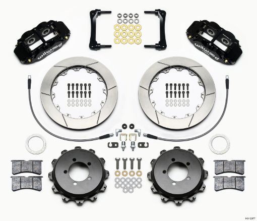 Picture of Wilwood Narrow Superlite 4R Rear Kit 12.88in 2008 - 2012 Subaru WRX wLines