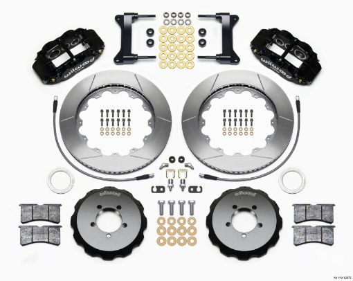 Picture of Wilwood Narrow Superlite 6R Front Hat Kit 14.00in 1999 - 2012 Subaru WRX wLines