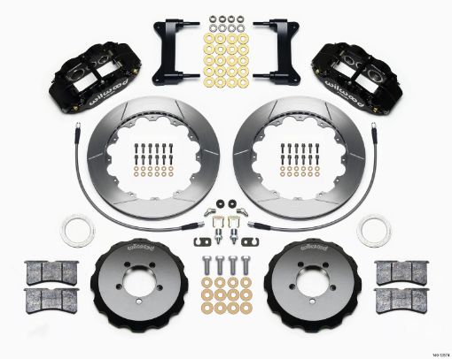 Picture of Wilwood Narrow Superlite 6R Front Hat Kit 13.06in 1999 - 2012 Subaru WRX wLines