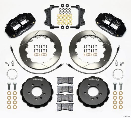 Picture of Wilwood Narrow Superlite 6R Front Hat Kit 12.88in 06 - 12 Volkswagen GTI w Lines