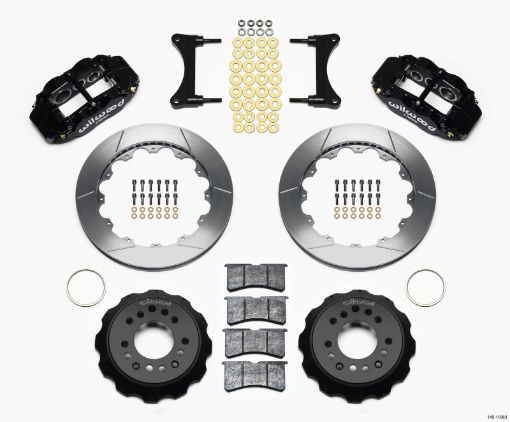 Picture of Wilwood Narrow Superlite 6R Front Hat Kit 12.88in 93 - 96 Mazda RX7