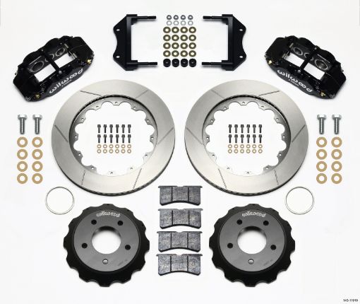 Picture of Wilwood Narrow Superlite 6R Front Hat Kit 14.00in 84 - 87 Corvette C4