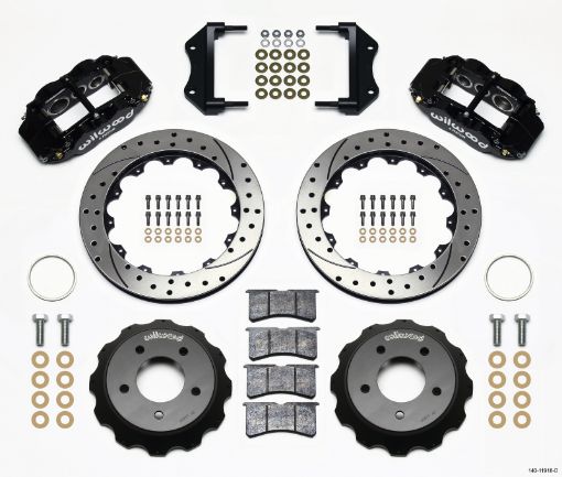 Picture of Wilwood Narrow Superlite 6R Front Hat Kit 12.88in Drilled 84 - 87 Corvette C4