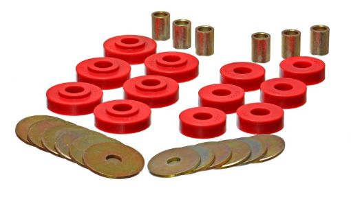 Picture of Energy Suspension GM Corvette Red Body Mount Set