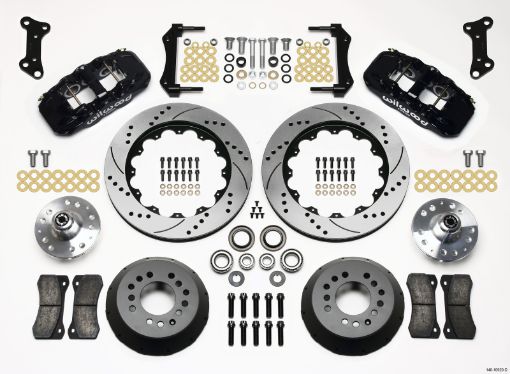 Picture of Wilwood AERO6 Front Hub Kit 14.00 Drilled 67 - 69 Camaro 64 - 72 Nova Chevelle