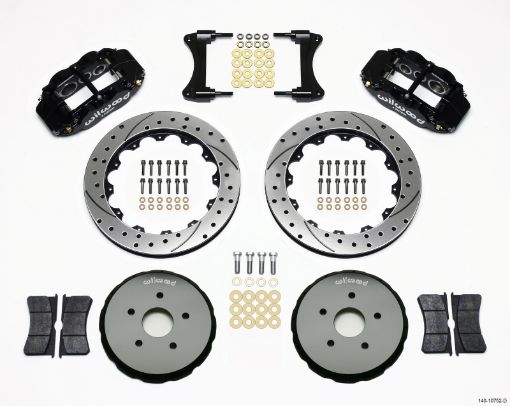 Picture of Wilwood Narrow Superlite 6R Front Hat Kit 12.88in Drilled 2008 Toyota Matrix