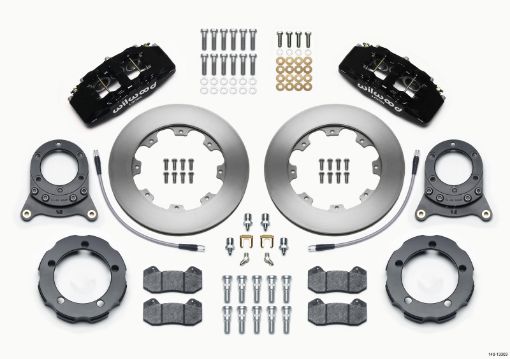 Picture of Wilwood Dynapro 6 Front Hat Kit 11.75in Rotor 66 - 75 Ford Bronco Dana 3044 wLines