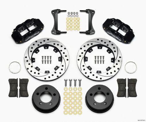 Picture of Wilwood Narrow Superlite 4R Front Kit 12.19in Drilled 87 - 89 Jeep YJ