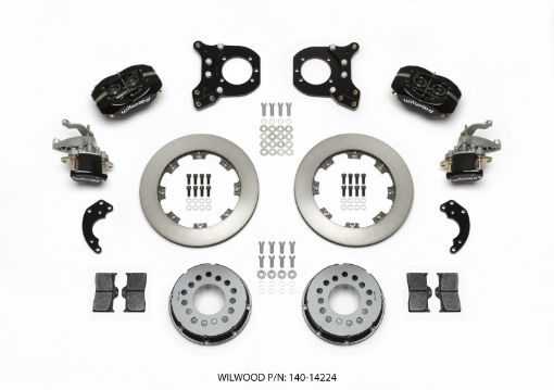 Picture of Wilwood Forged Dynalite PS Rear Kit wMC4 P - Brake Chev 12 Bolt wClip Eliminator