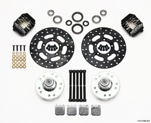 Picture of Wilwood Dynalite Single Front Drag Kit Drilled Rotor Chassis Eng. Strut