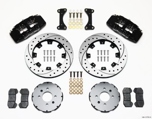 Picture of Wilwood Dynapro 6 Front Hat Kit 12.19in Drilled 94 - 01 HondaAcura w262mm Disc