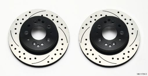 Picture of Wilwood Rotor Kit Rear - Drilled 65 - 82 Corvette C2C3 (1Pc Rotors)
