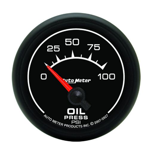 Picture of Autometer ES 52mm 100 PSI Short Sweep Electric Oil Pressure Gauge