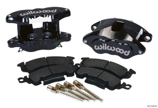 Picture of Wilwood D52 Rear Caliper Kit - Black Pwdr 1.25 1.25in Piston 1.04in Rotor
